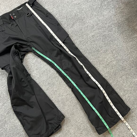 Westbeach Snowboarding Pants Mens Large Black Classic 10k Series Lined Basecamp - Picture 8 of 16